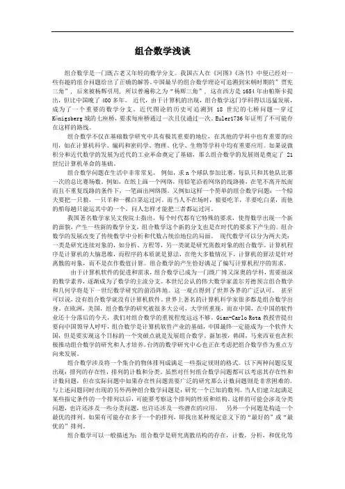 组合数学论文