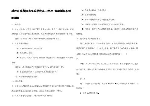 高三物理 振动图象和波的图象 