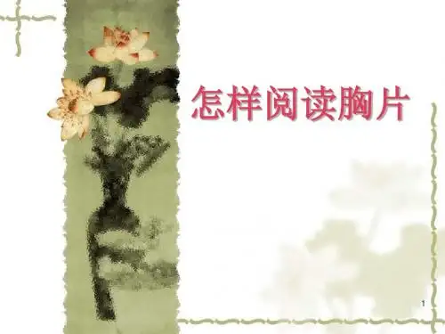 怎样阅读胸片