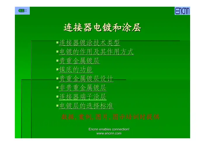连接器电镀和涂层