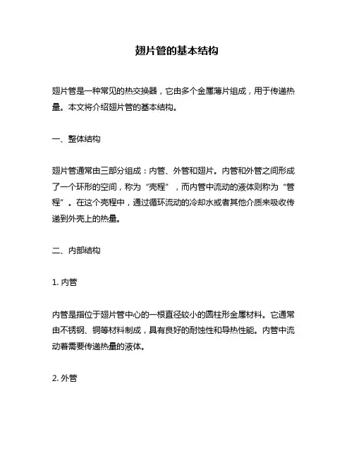 翅片管的基本结构