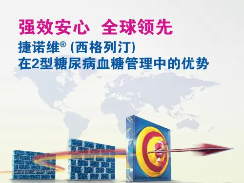 默沙东西格列汀ppt课件