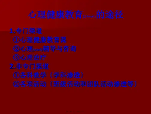 团队动力学的管理理论(ppt版)