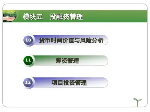 投融资管理培训课件(ppt-73页)可编辑全文