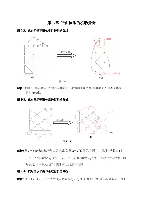 《结构力学》模拟题解20091