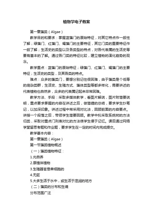 植物学电子教案