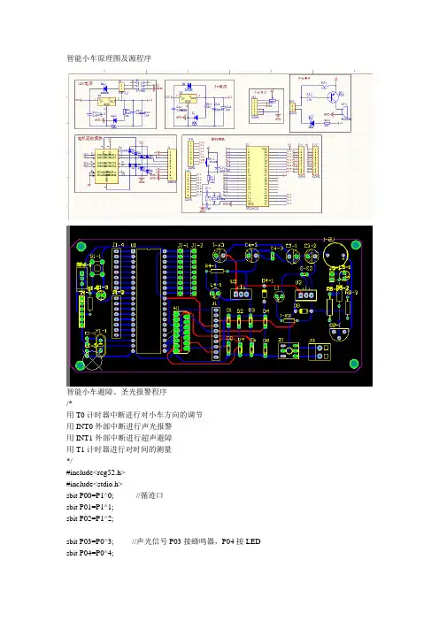 智能避障小车原理图及源程序,诺基亚显示屏显示信息