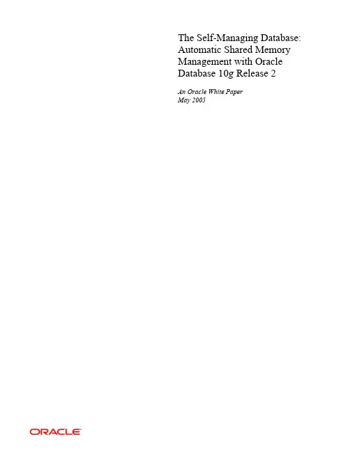 自动共享内存管理的自动化数据库：Oracle数据库10g Release 2说明书