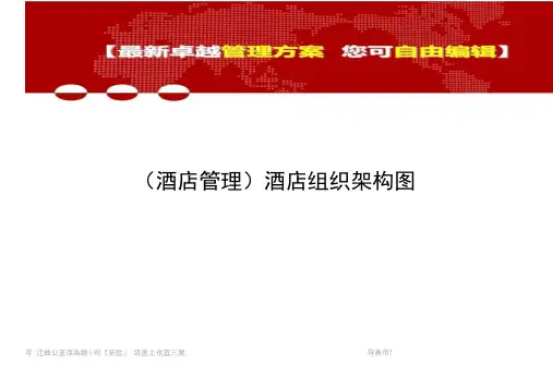 (酒店管理)酒店组织架构图