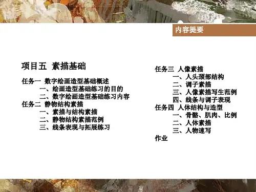 数字绘画基础教程 05造型篇-素描基础