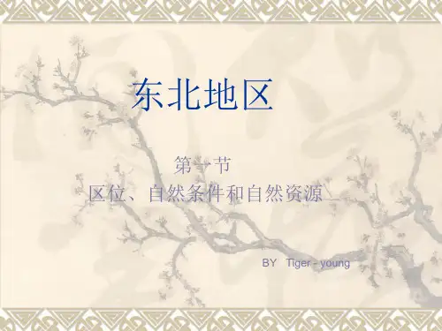 东北区位自然条件和自然资源