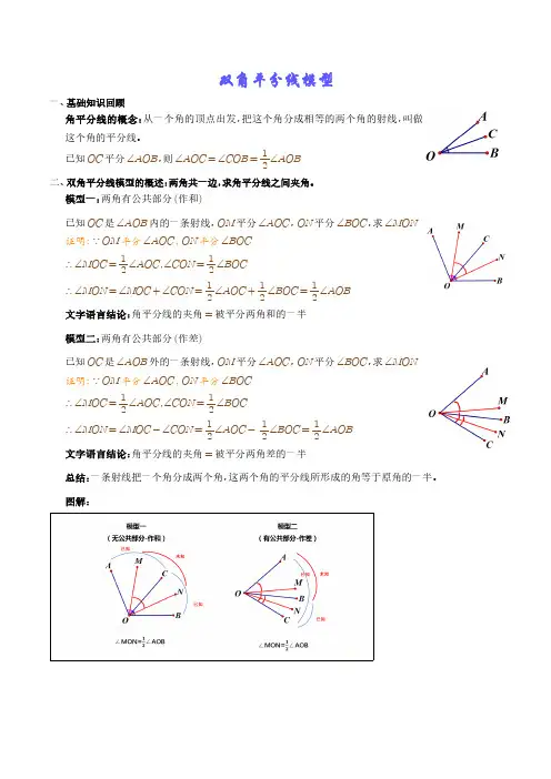 双角平分线模型(解析版)-中考数学满分突破