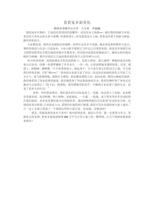 喜看家乡新变化3