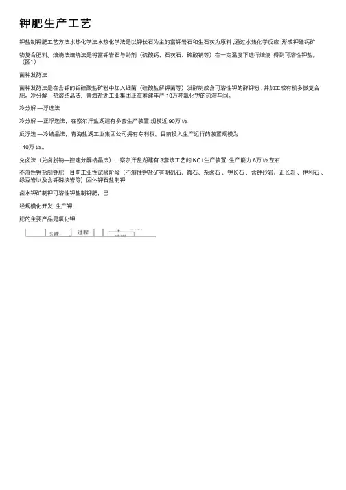 钾肥生产工艺
