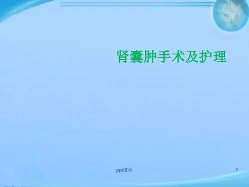 肾囊肿手术及护理  ppt课件