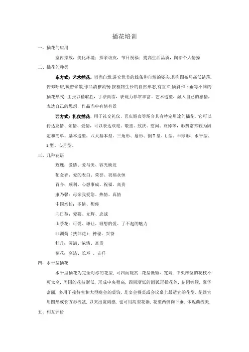 插花讲义