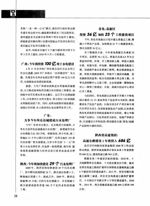 青岛：高新区投资36亿加快25个工程建设项目