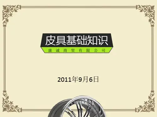 皮具基础知识论述(ppt 26页)
