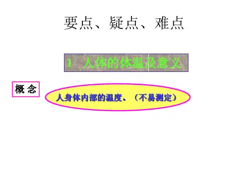 高二生物体温平衡及调节(PPT)5-2