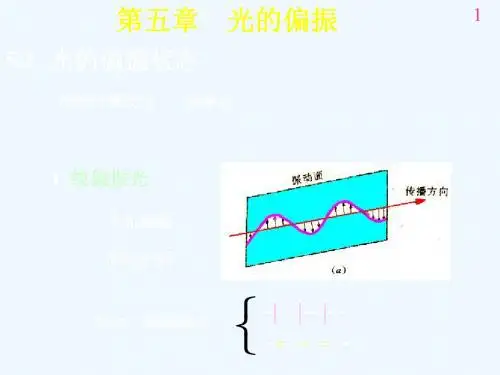 (张三慧教材)波动与光学Y第5章光的偏振