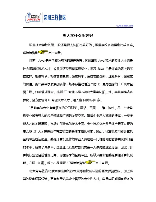 男人学什么手艺好