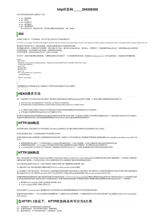 http状态码_____204206200