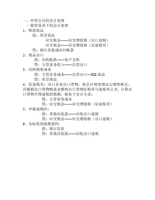 外贸企业操作流程