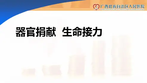 人体器官捐献  ppt课件