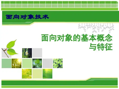 面向对象的基本概念与特征PPT课件