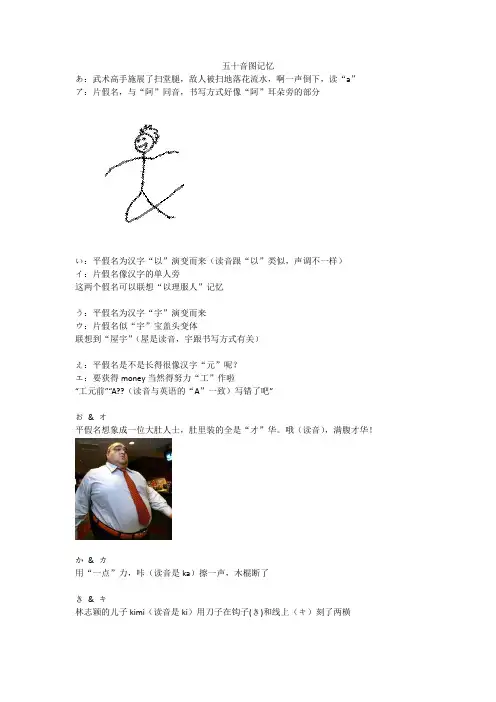 超实用的五十音图记忆法