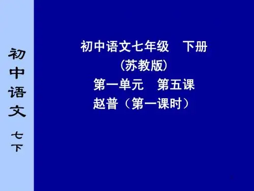 赵普(1)