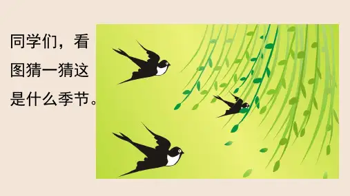 《走进春天》精品课件