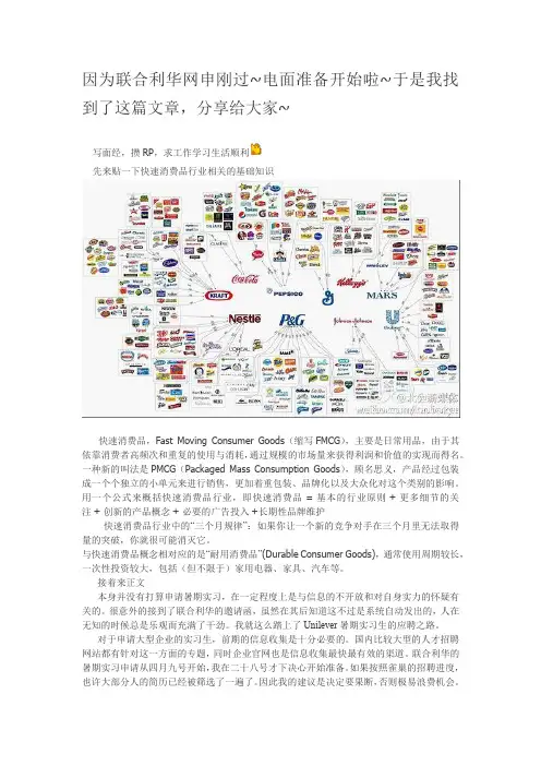 联合利华网申