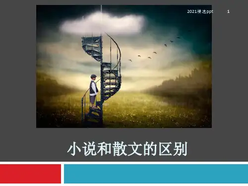 小说和散文的区别ppt课件 (3)
