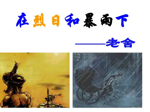：7 在烈日和暴雨下 (共29张PPT) (1)精编课件
