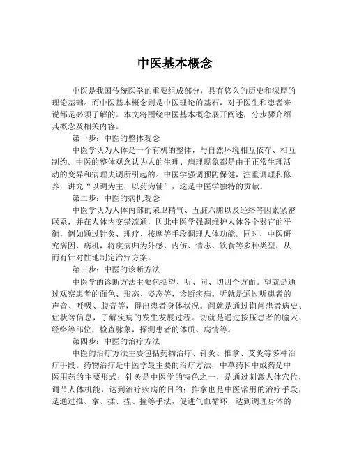 中医基本概念