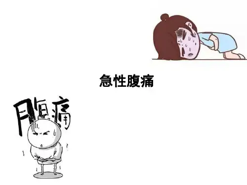 急腹诊的急诊急救--最新最全