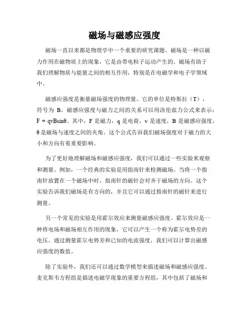 磁场与磁感应强度