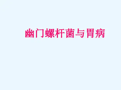 幽门螺旋杆菌ppt课件