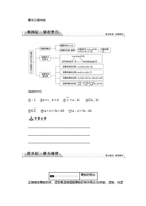 高中数学苏教版选修2-2学案：章末分层突破3含解析
