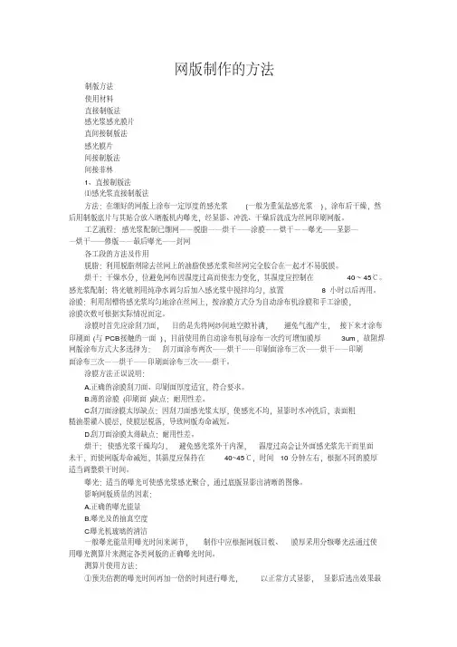 丝印网版制作的方法及详细步骤解析(69476)