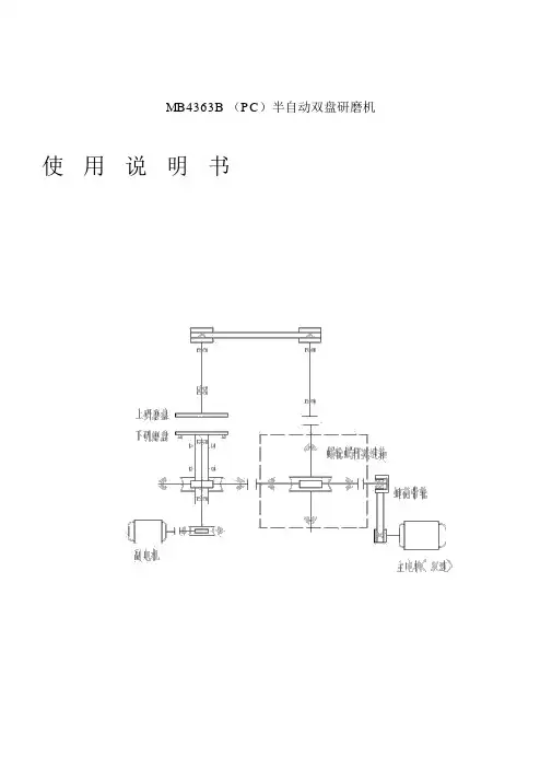 研磨机说明书