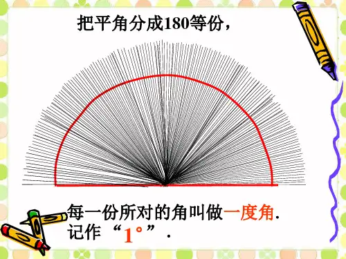 认识量角器