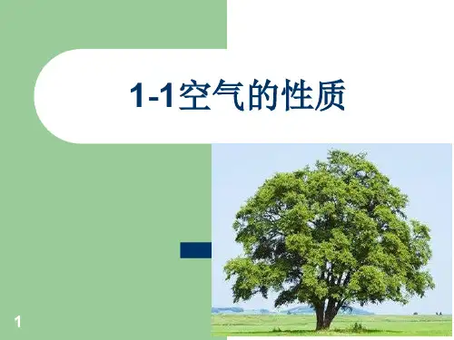 四年级上册科学课件-1.1 空气的性质 苏教版 (共25张PPT)
