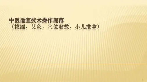 中医适宜技术操作与规范ppt课件