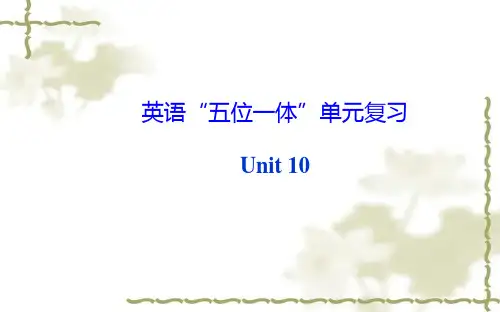 Unit 10 If you go to the party, you’ll have a great time 复习课件