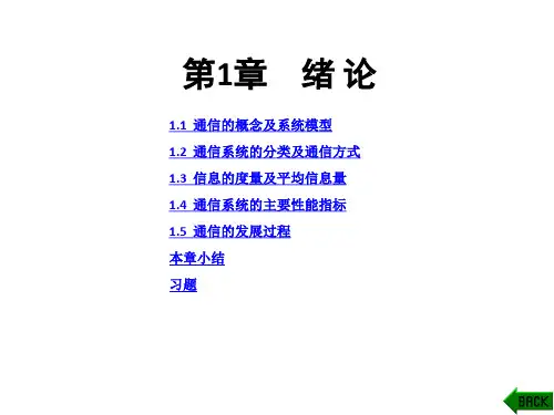 教学课件 通信原理(第二版)(黄葆华)