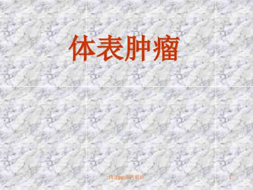 体表肿瘤PPT课件