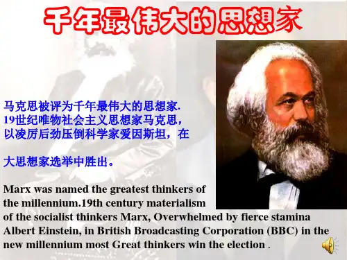 介绍马克思PPT课件