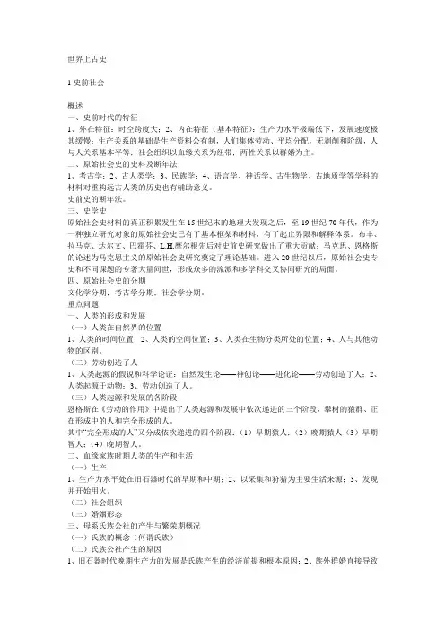 世界上古史